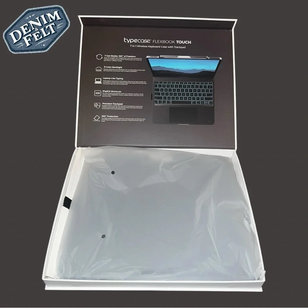 Typecase Flexbook Touch iPad Pro 11 Case w/ Keyboard, 360 Rotable Wireless | NEW